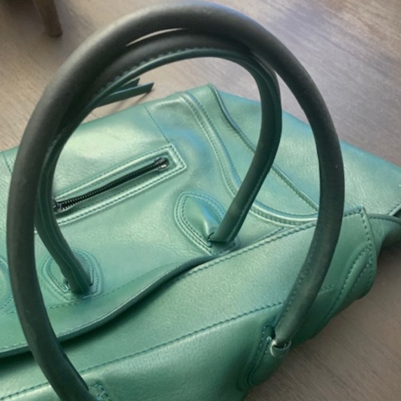 CELINE Phantom Phoebe Philo Collection Green Med - Picture 4 of 7